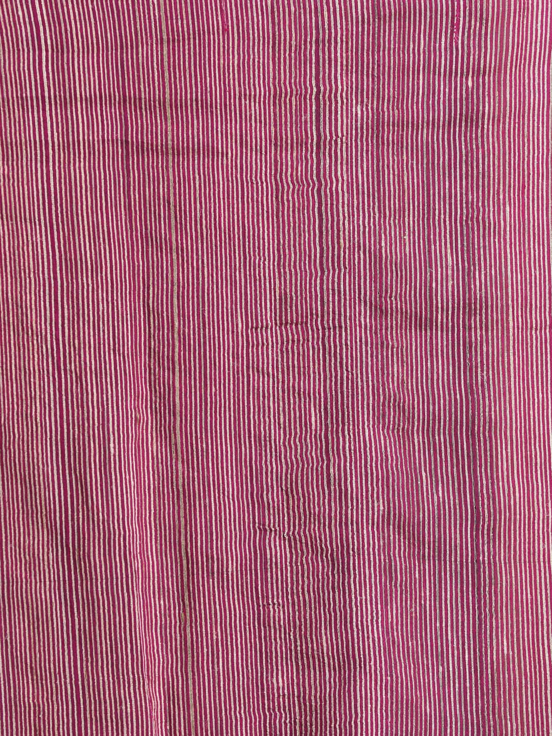 Indethnic Magenta Bengal Handloom Silk Saree Work Saree - Saree Detail View