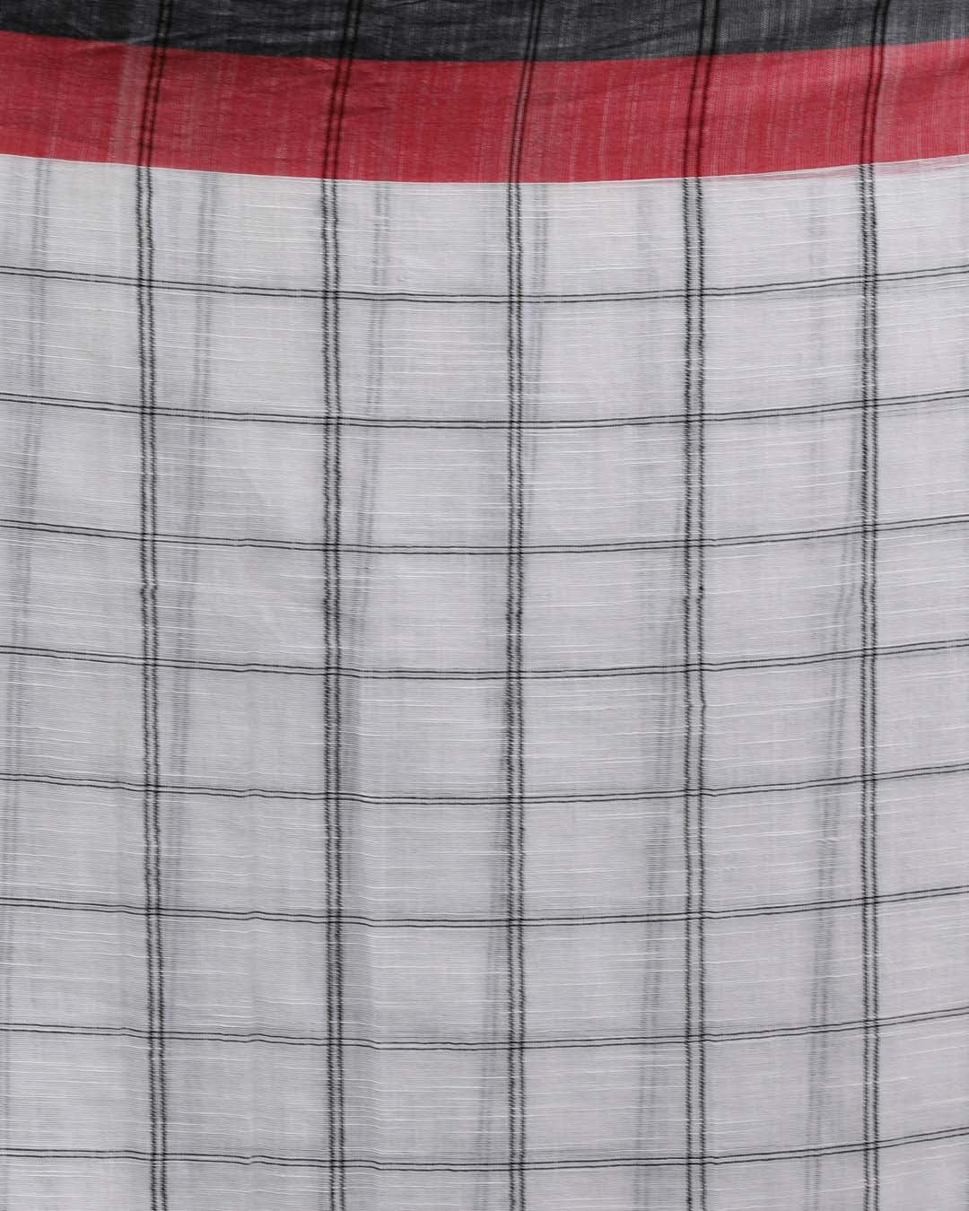 CLASSIC CHECK (BENGAL HANDLOOM 100% PURE COTTON SAREE)