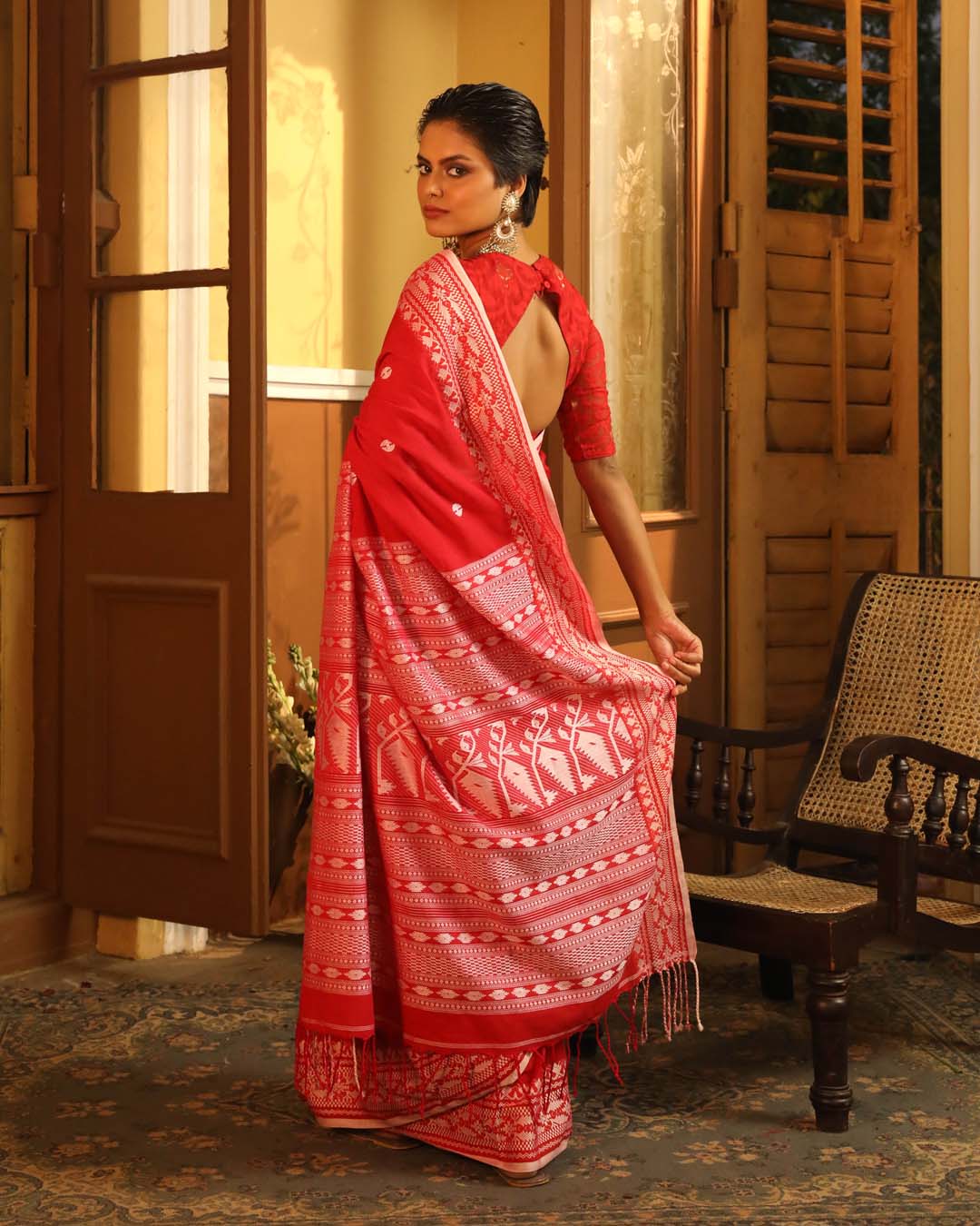 CRIMSON HERITAGE (SAREE)