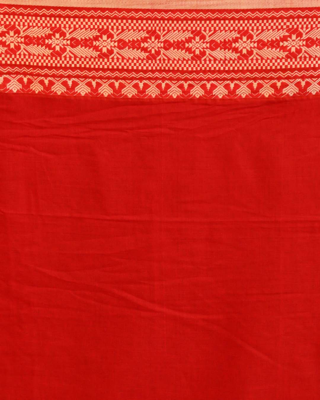 CRIMSON HERITAGE (HANDLOOM 100% PURE COTTON SAREE)