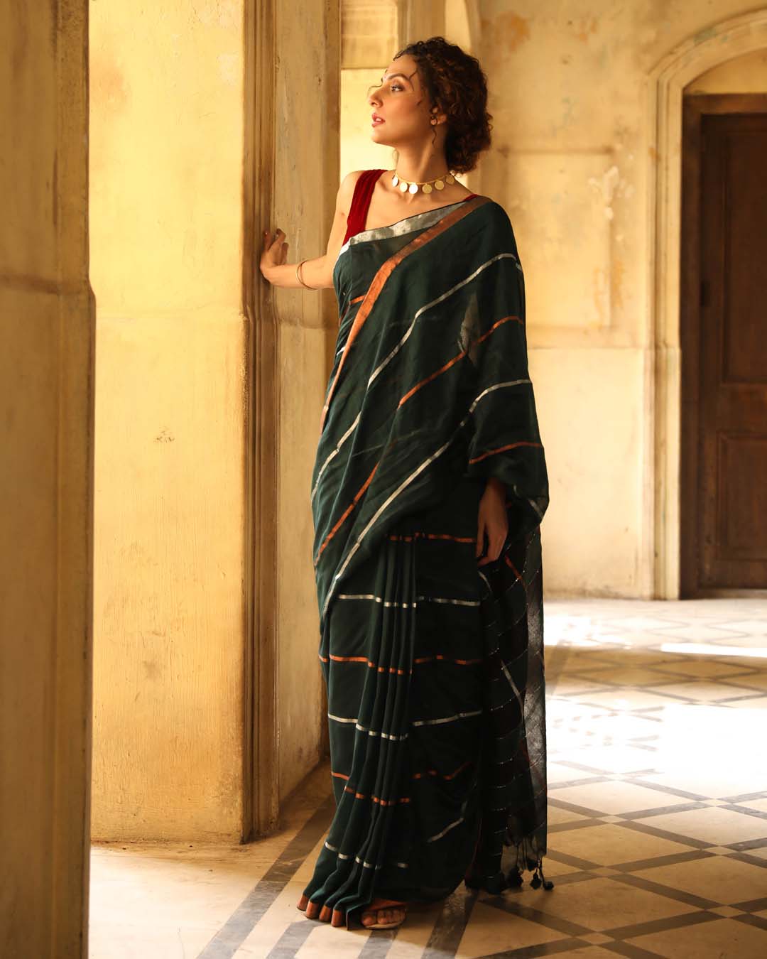 EMERALD ESSENCE (SAREE)