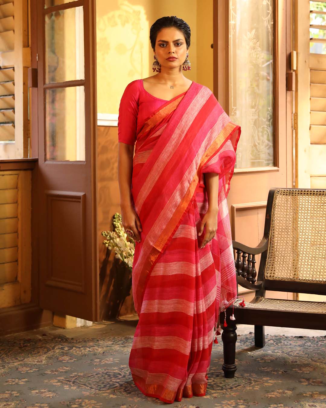 CRIMSON FLAIR  (SAREE)