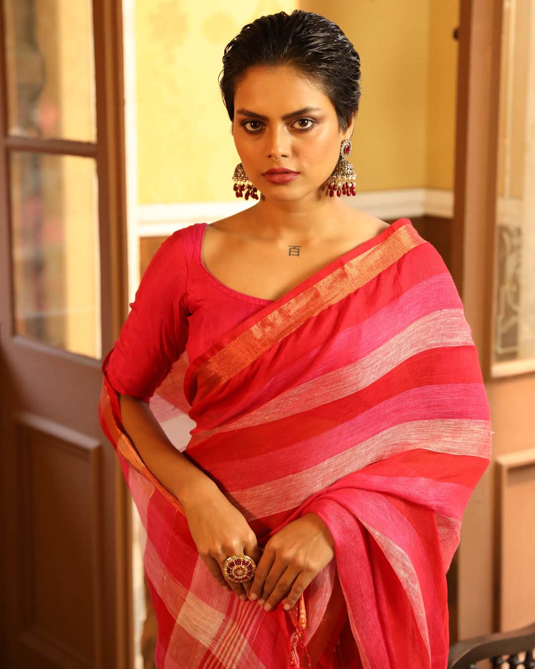 CRIMSON FLAIR  (SAREE)