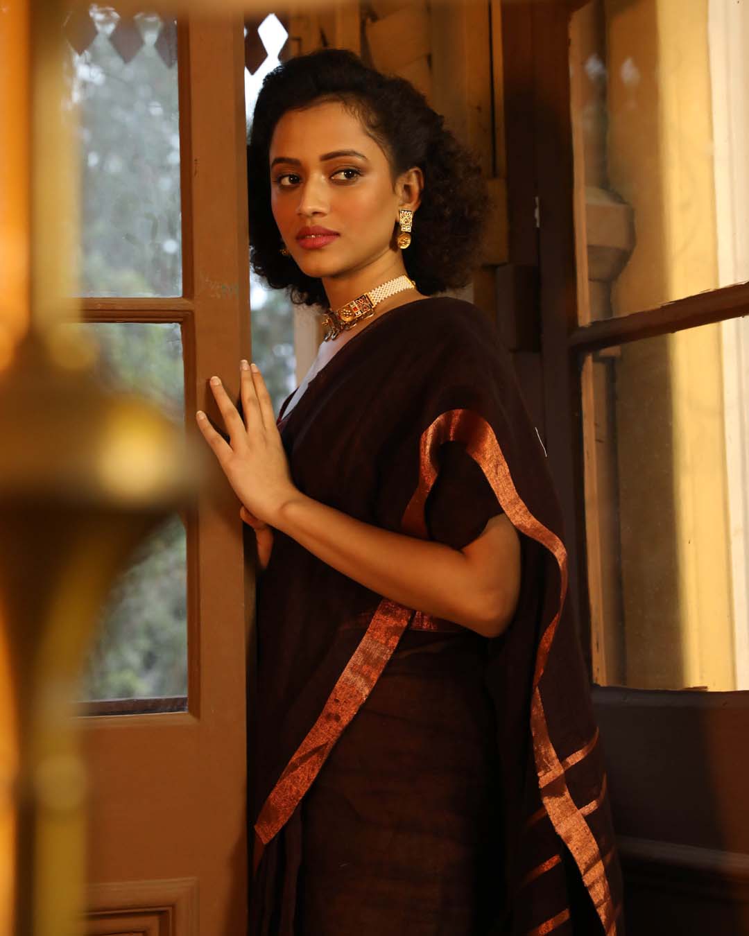 EARTHY ELEGANCE (SAREE)