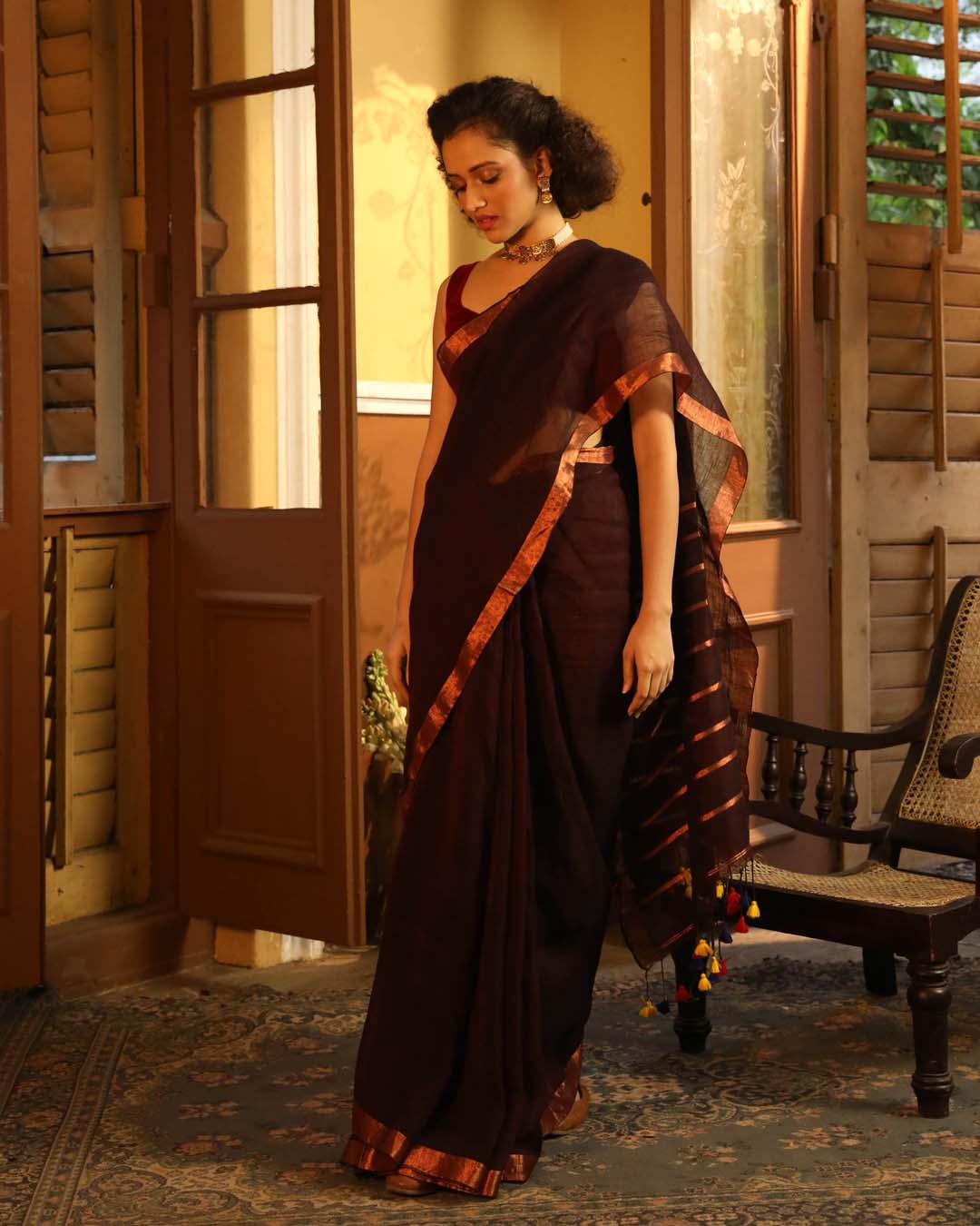 EARTHY ELEGANCE (SAREE)