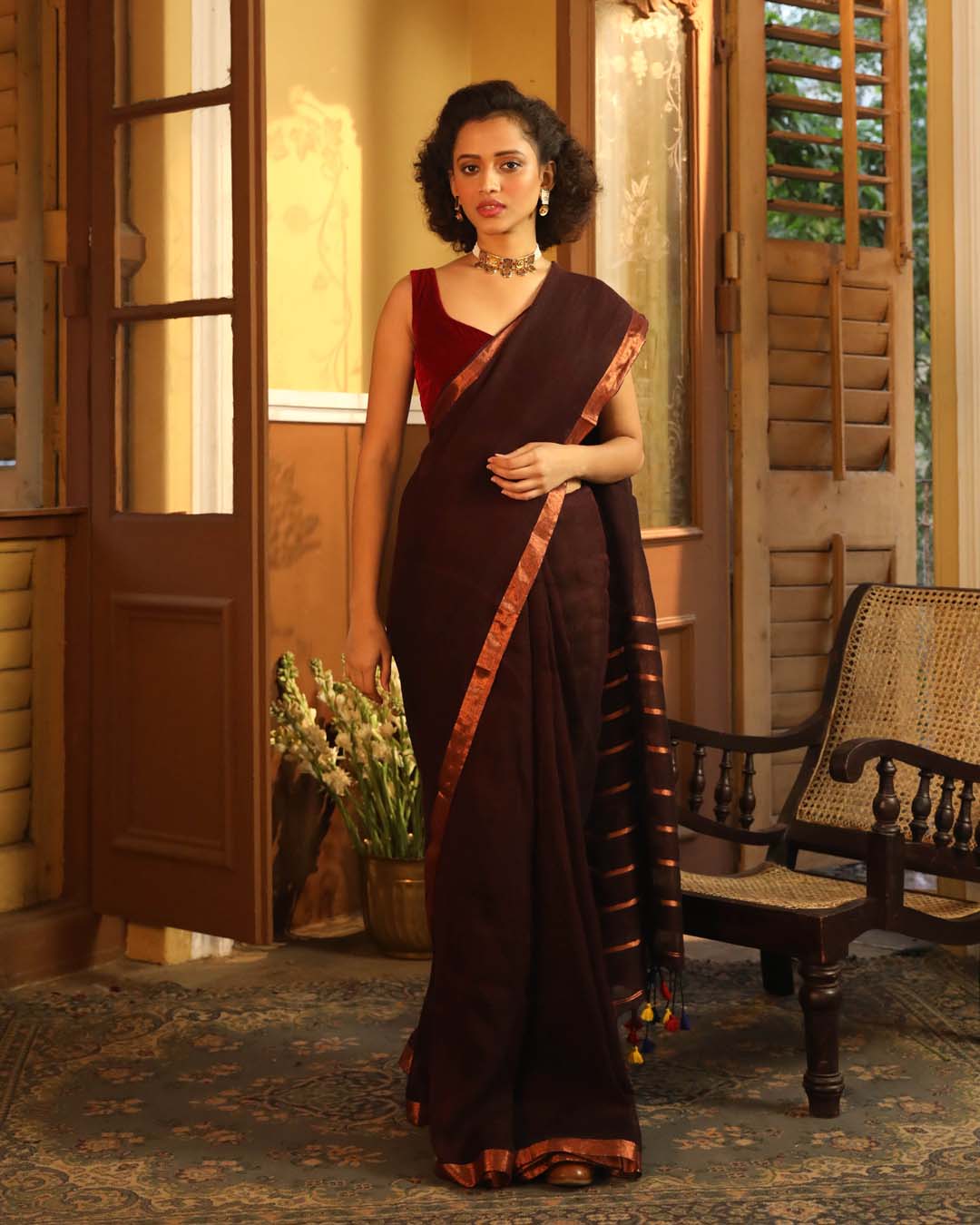 EARTHY ELEGANCE (SAREE)