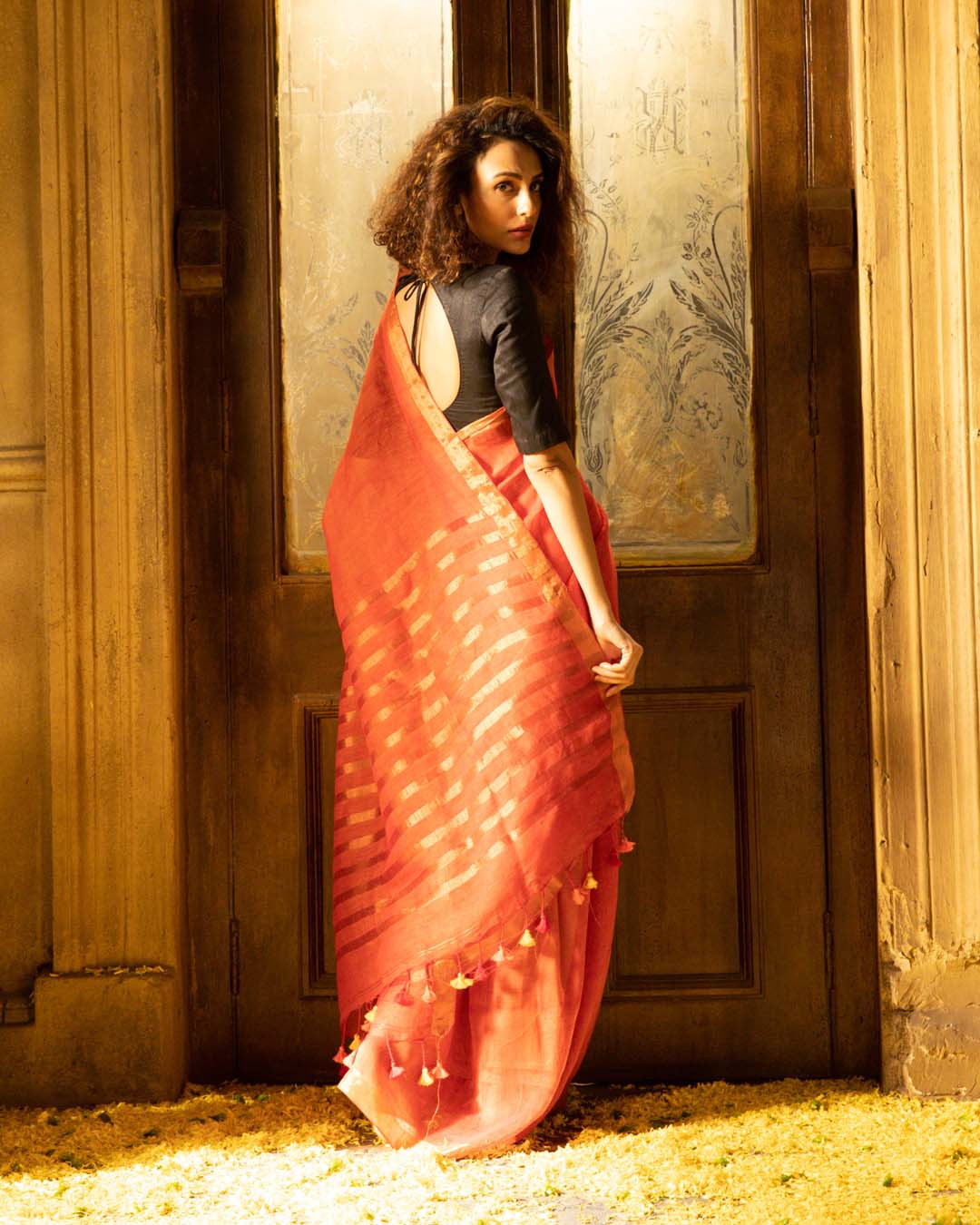 SUNSET GLOW (SAREE)