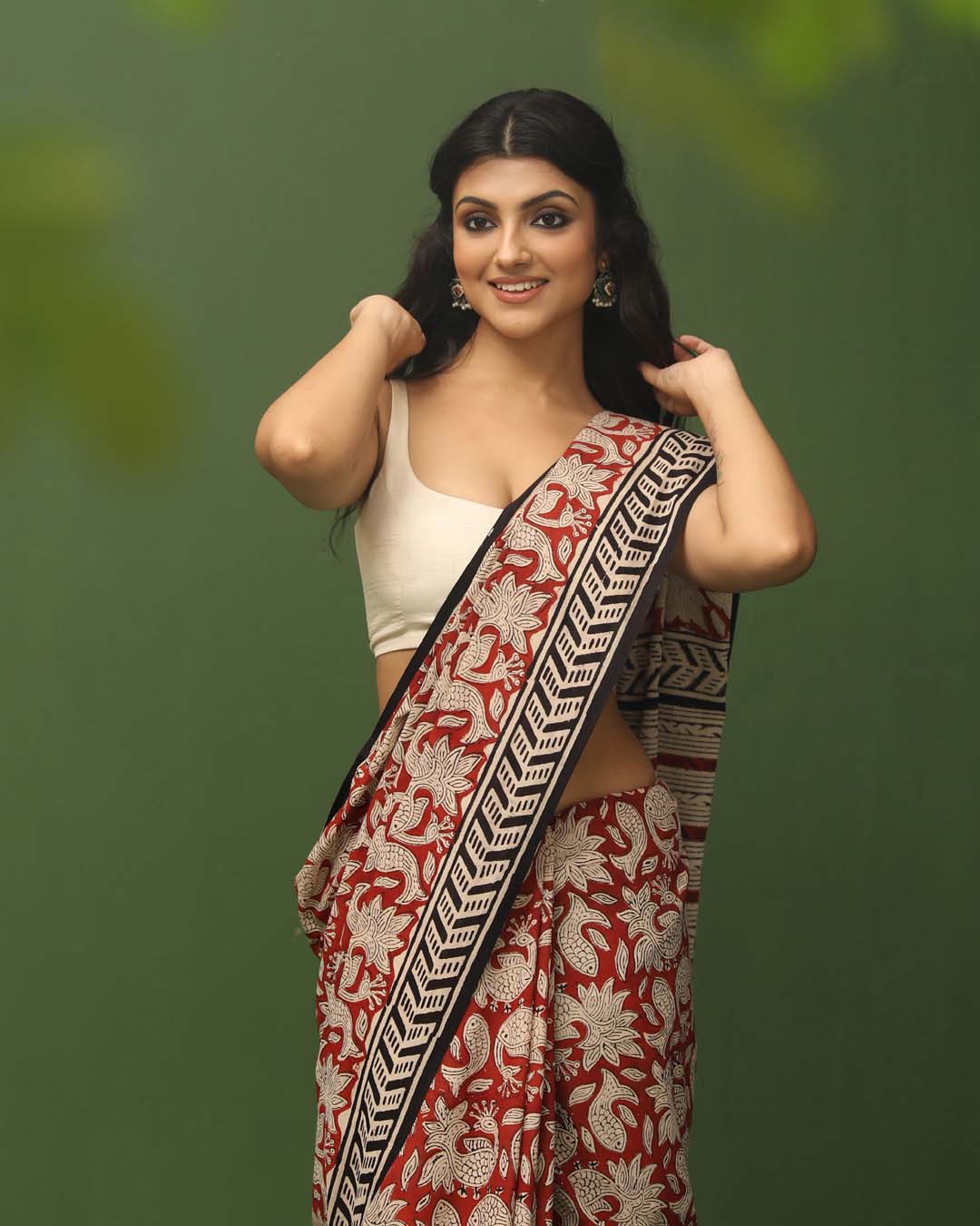 CRIMSON GLOW (SAREE)