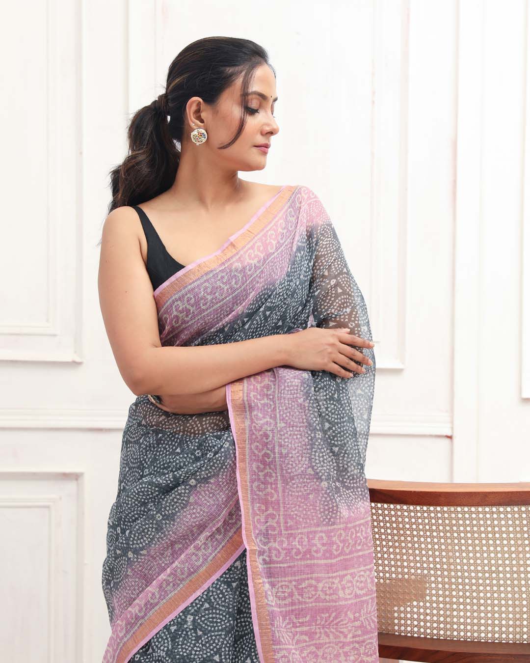 AZURE WHIMSY (SAREE)