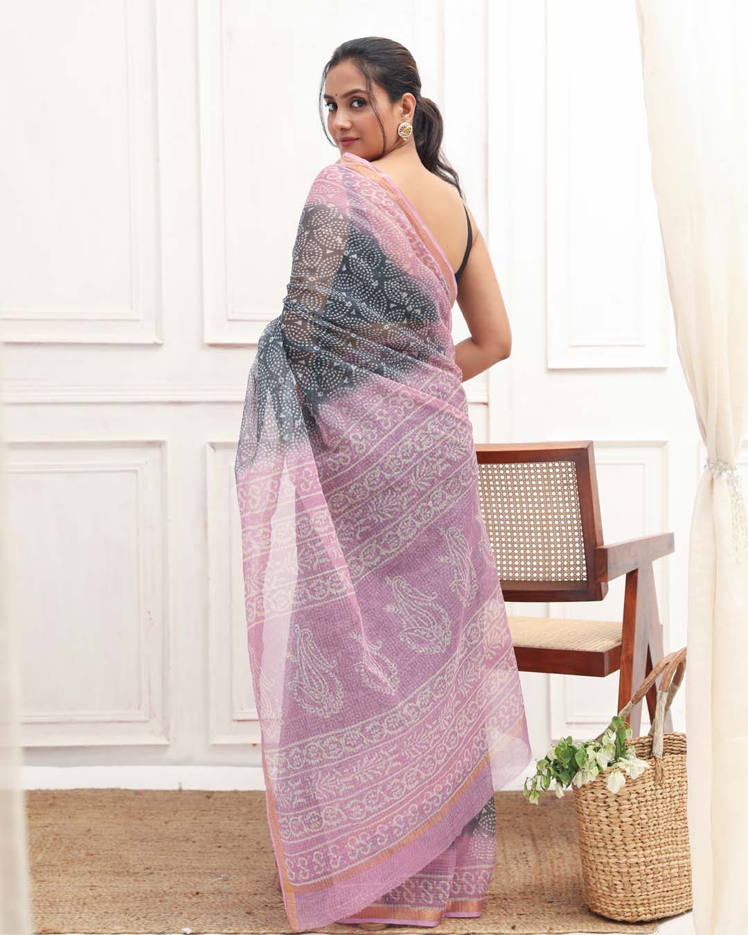 AZURE WHIMSY (SAREE)