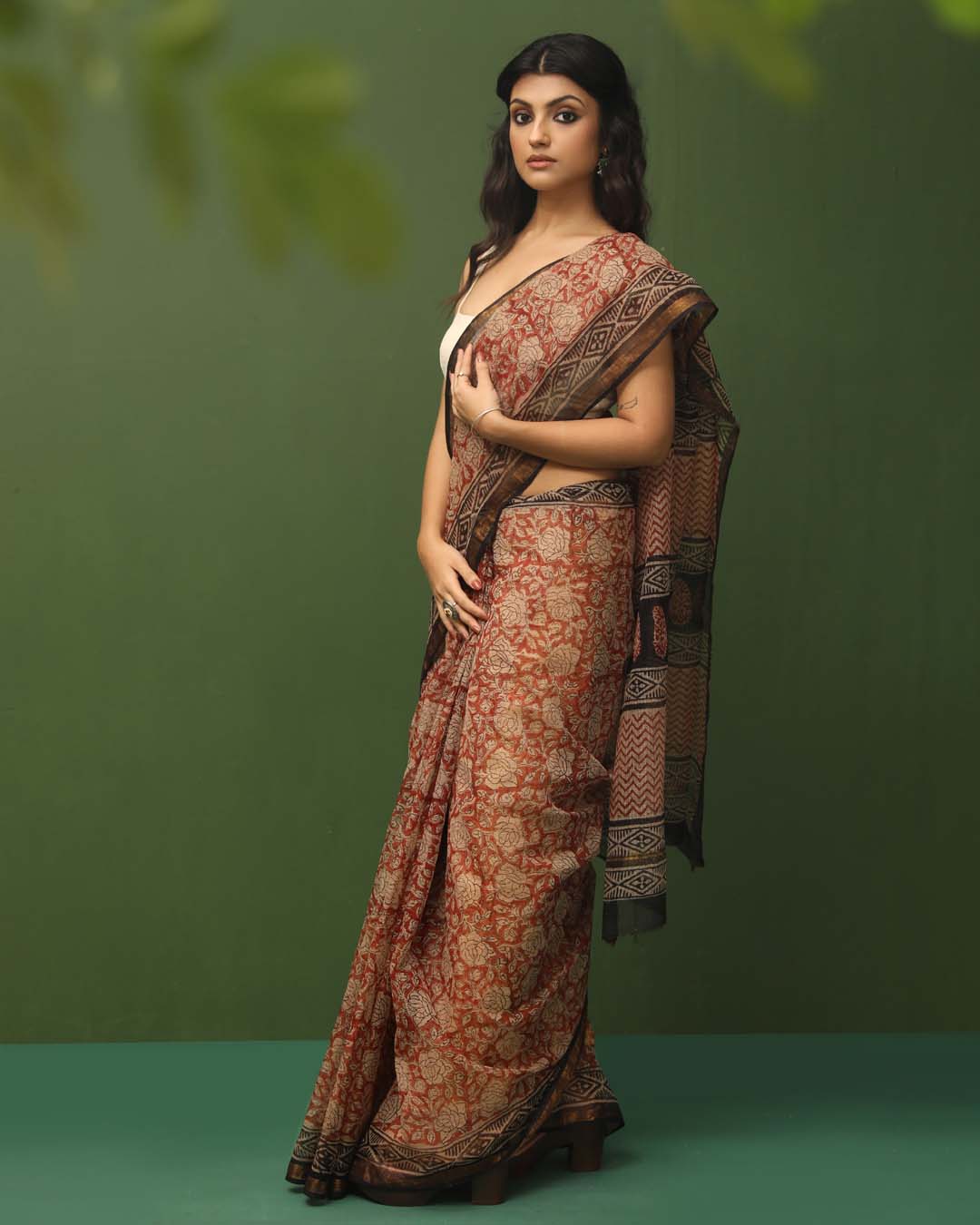 CRIMSON BLOOM (SAREE)