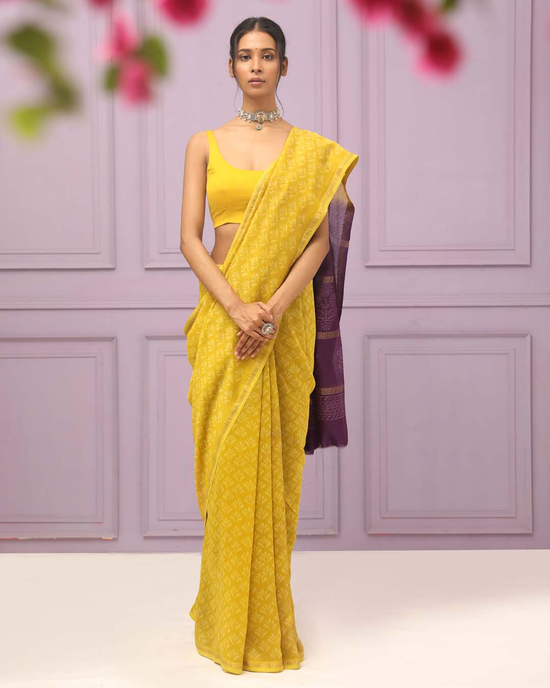 SUNLIT SERENADE (SAREE)