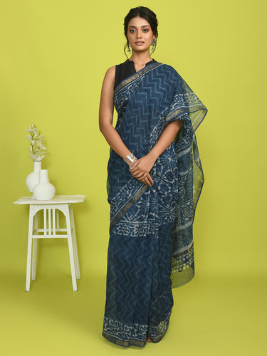 Bagru Indigo Printed Work Wear