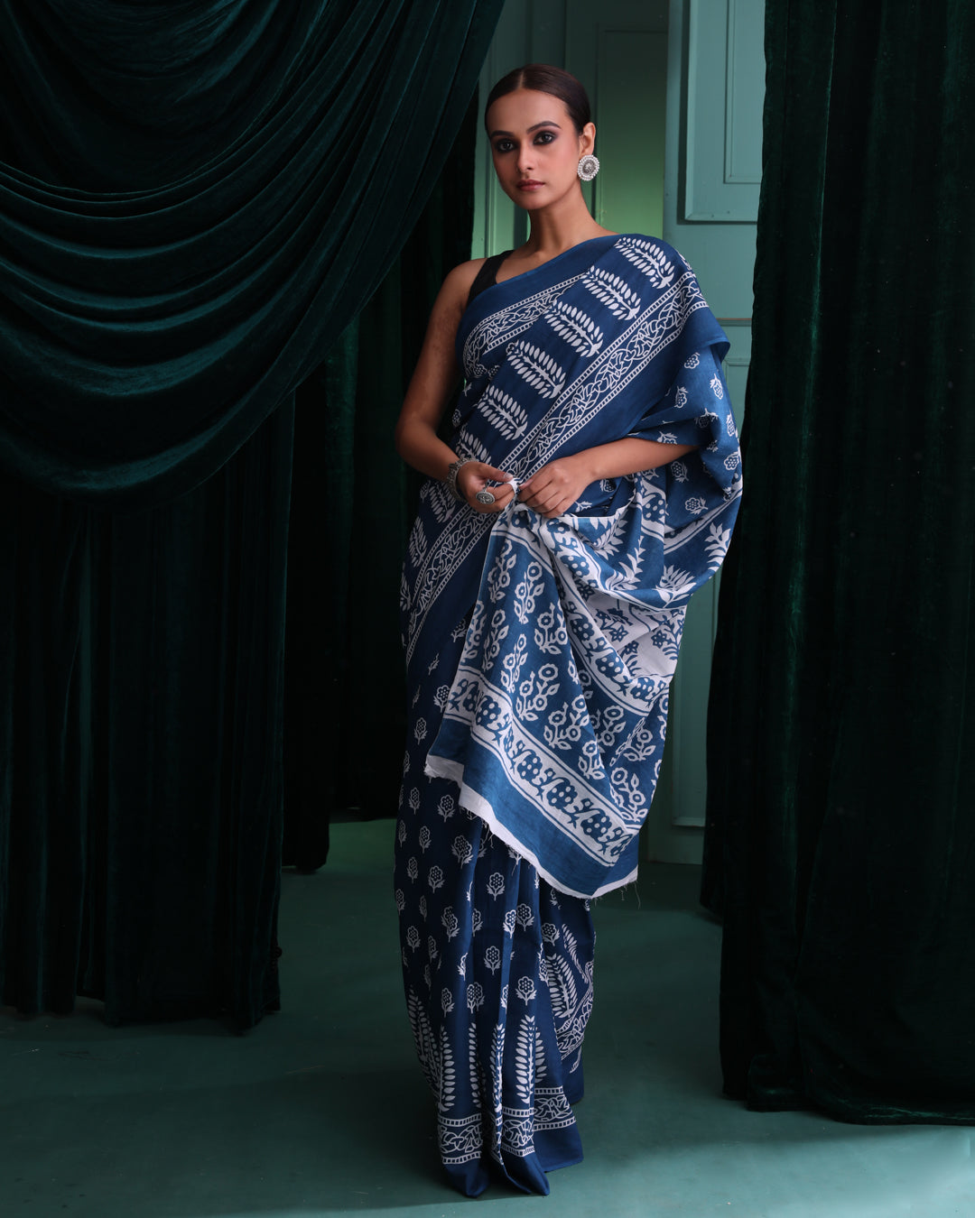 Bagru Blue Printed Work Wear