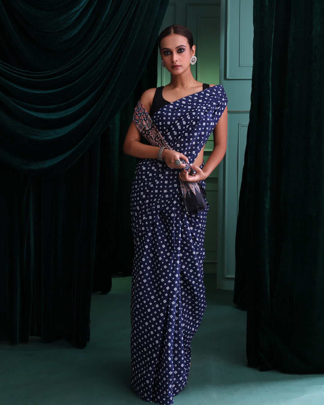 Bagru Blue Printed Work Wear