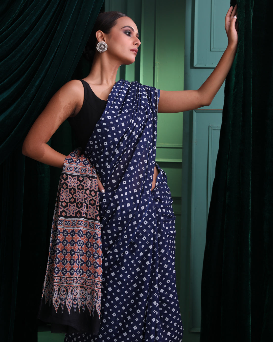 Bagru Blue Printed Work Wear