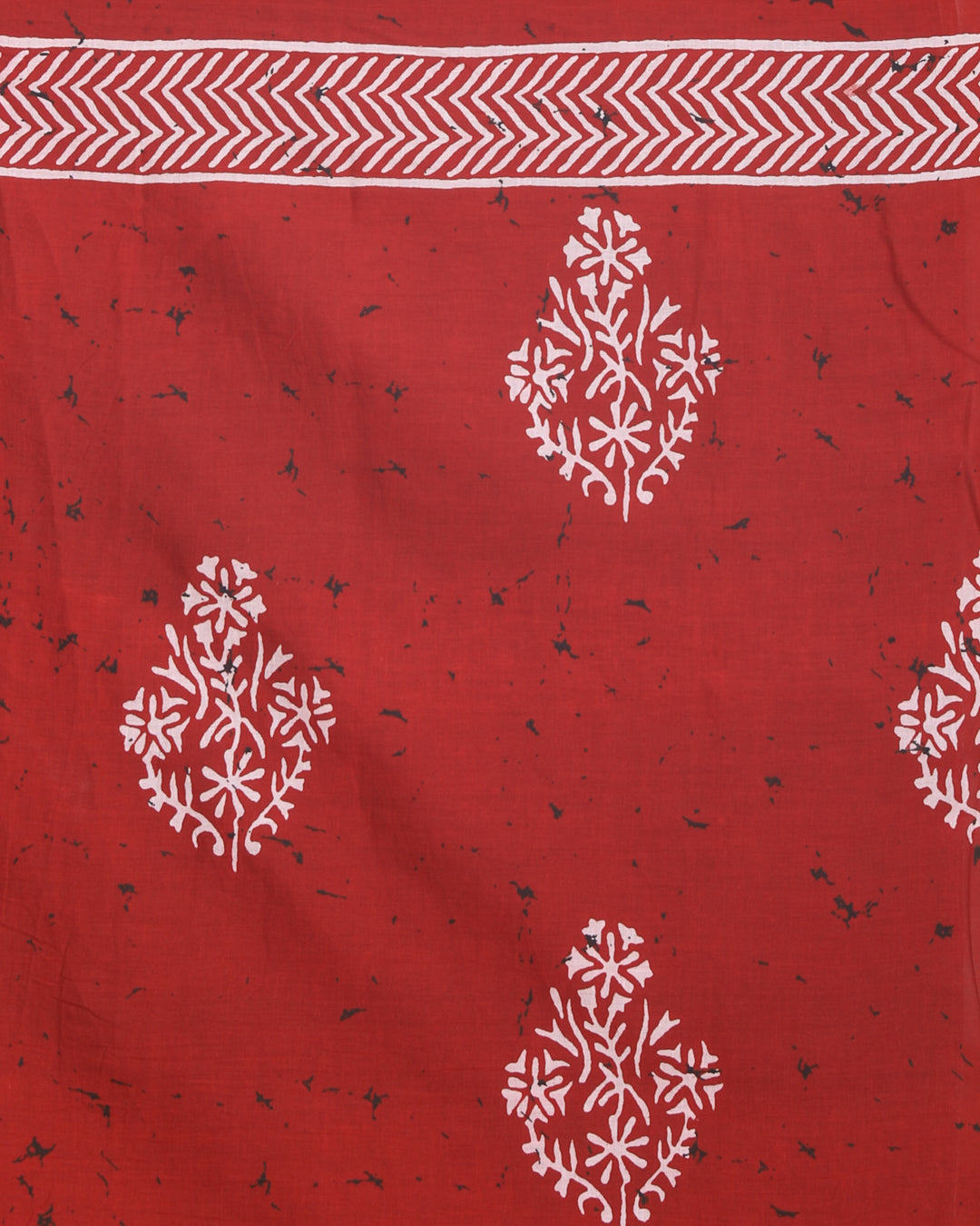 Bagru Maroon Printed Work Wear