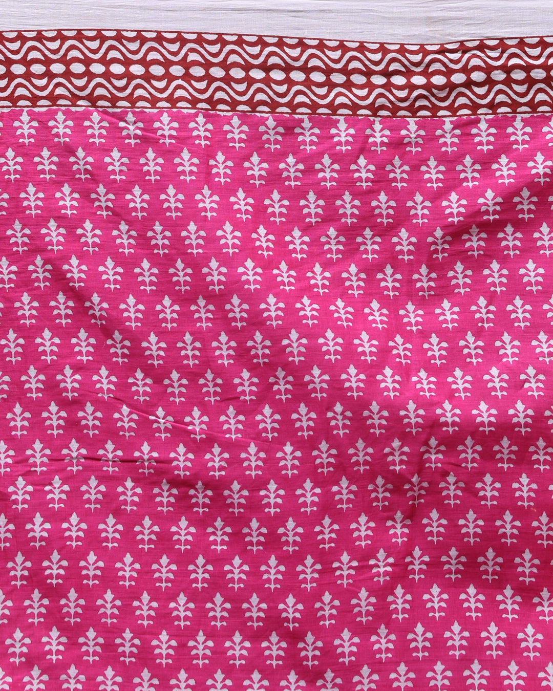 Bagru Pink Printed Work Wear