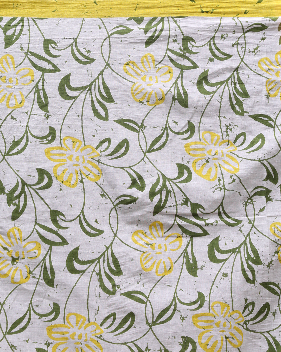 Bagru Yellow Printed Work Wear