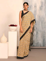 BAGRU GOLD (BAGRU 100% PURE COTTON SAREE)