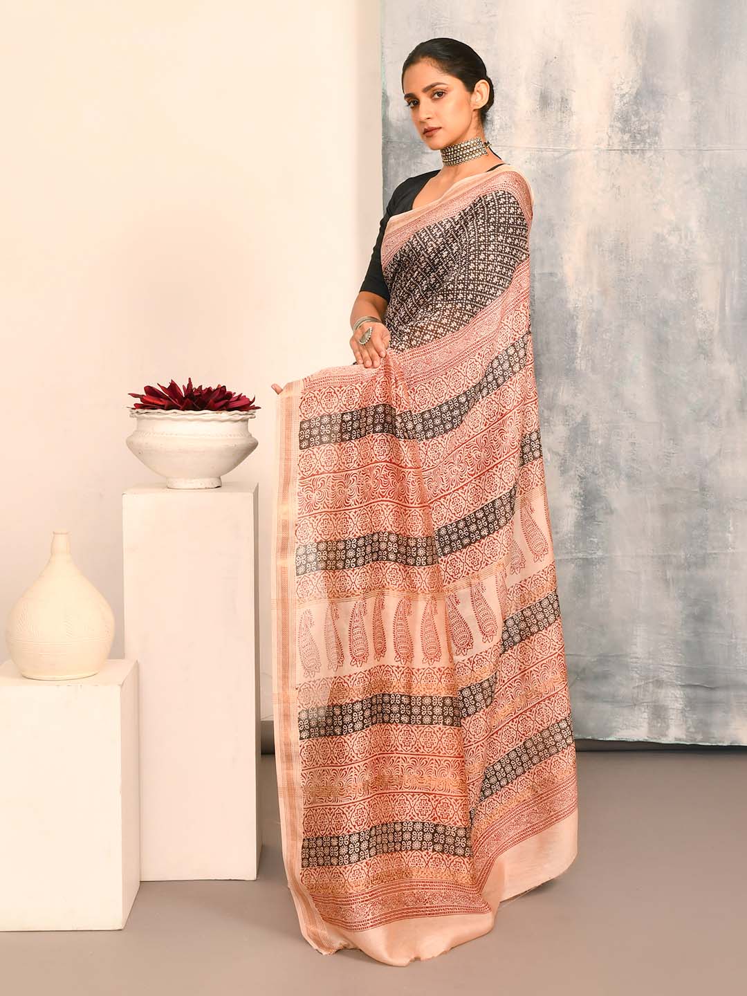 MIDNIGHT ECHO (SAREE)