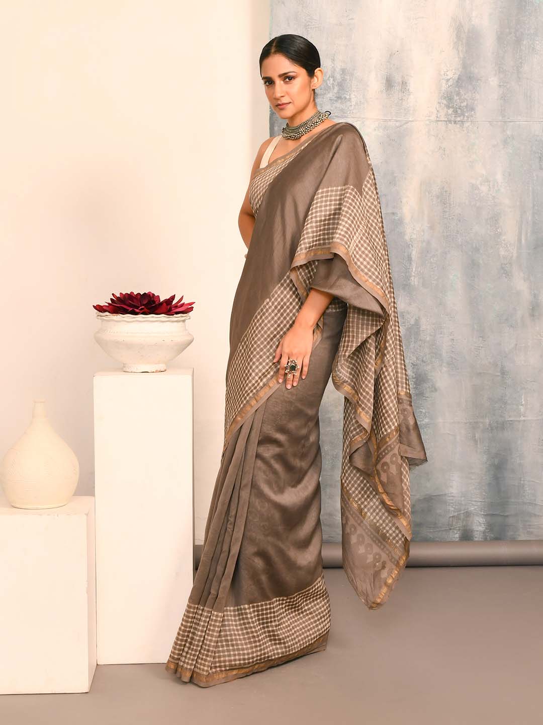 DOVE GREY (SAREE)