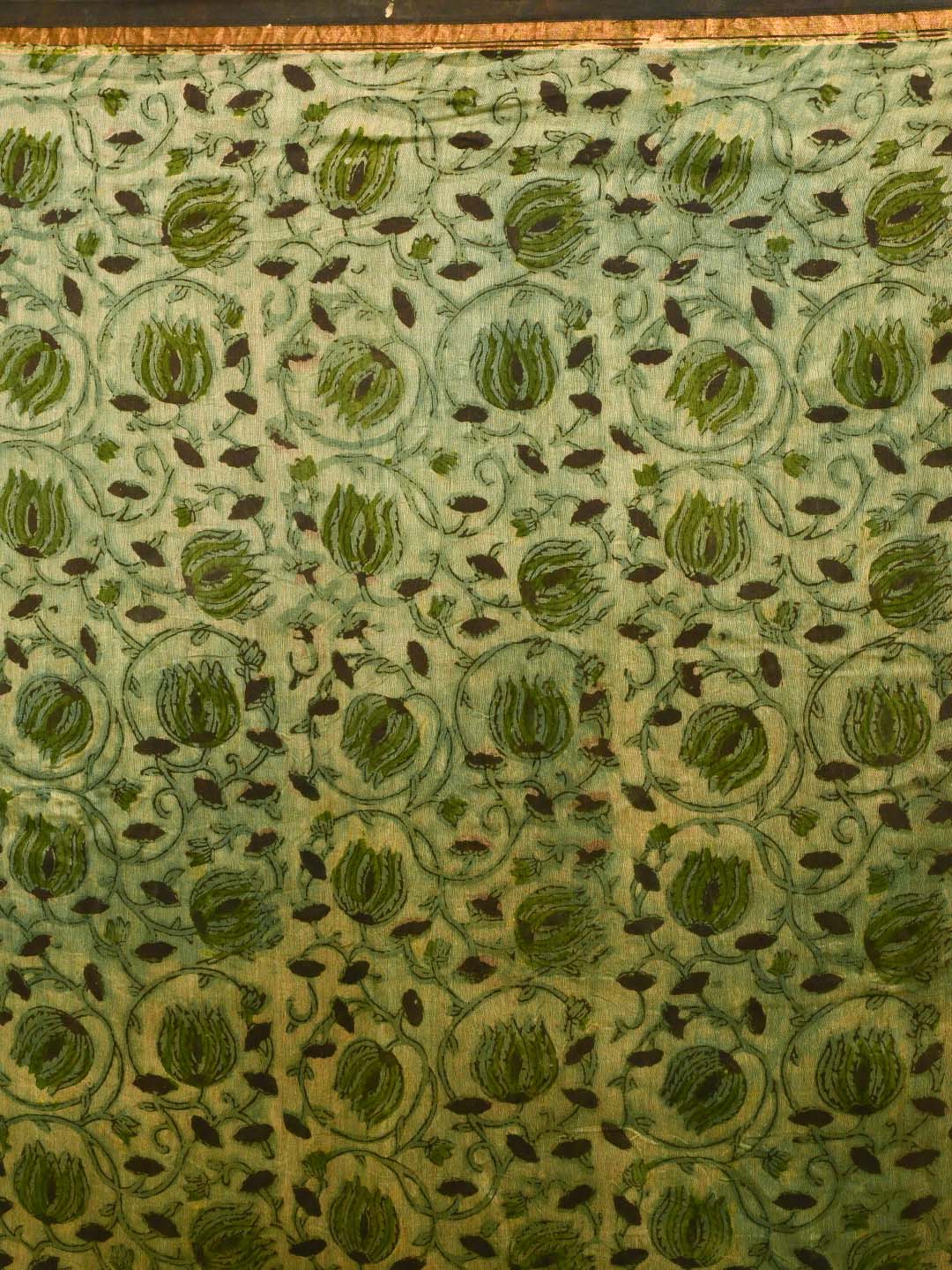 Bagru Green Printed Work Wear