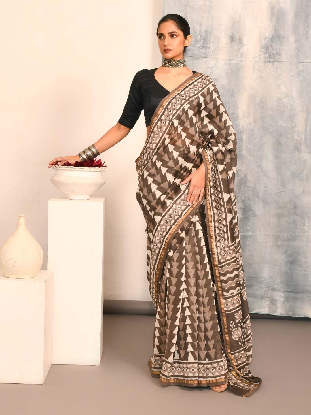 GREY SERENITY (SAREE)