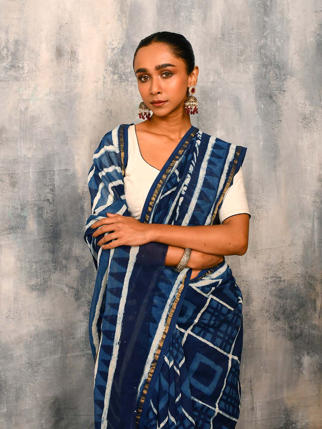 Bagru Indigo Printed Work Wear