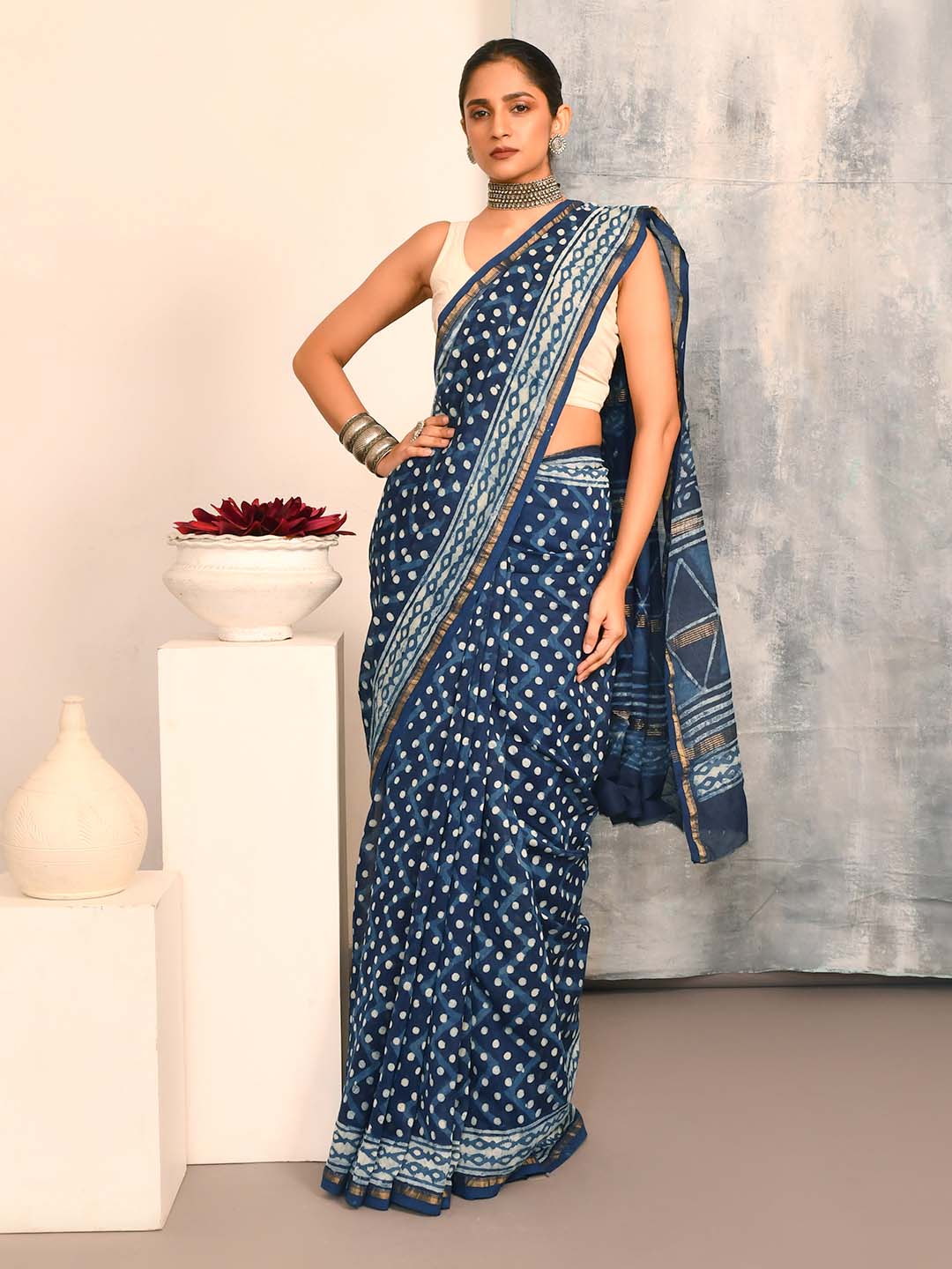 INDIGO ESSENCE (SAREE)