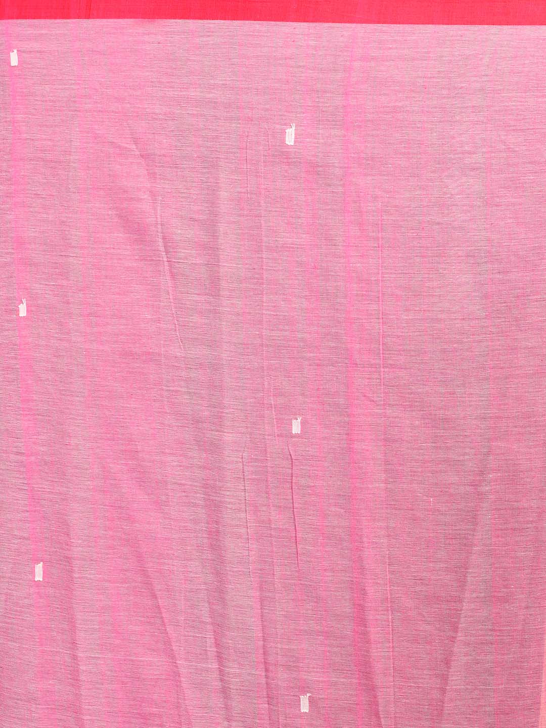Jamdani Pink Solid  Work Wear