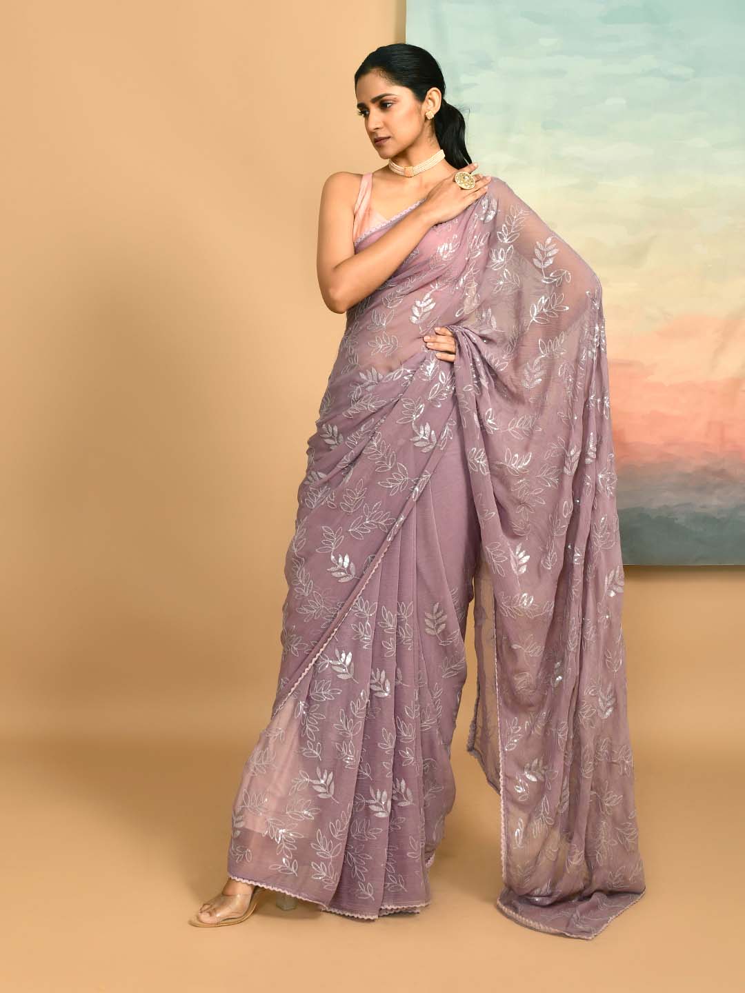 MAUVE ENCHANTMENT (SAREE)