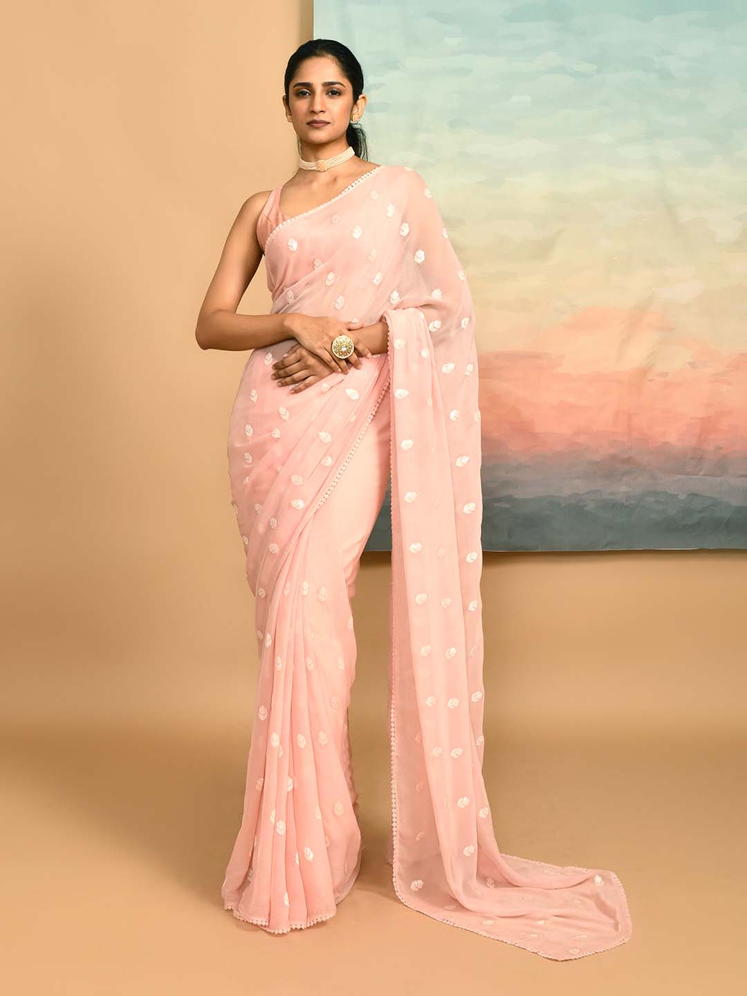 DELICATE BLUSH (SAREE)