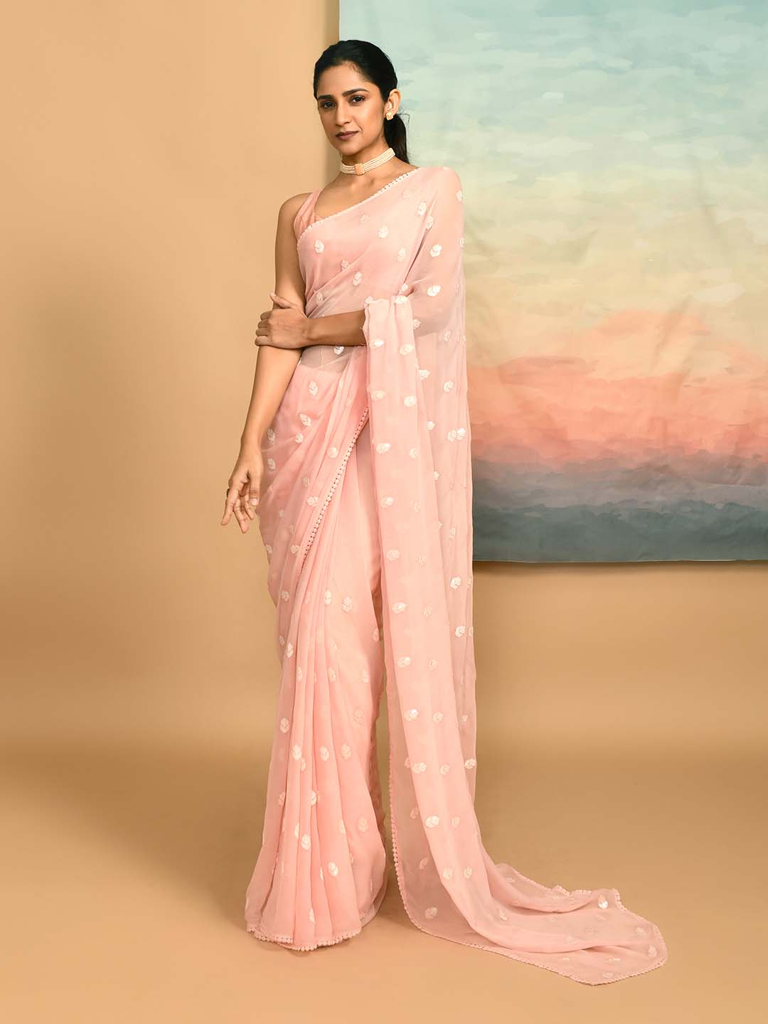 DELICATE BLUSH (SAREE)