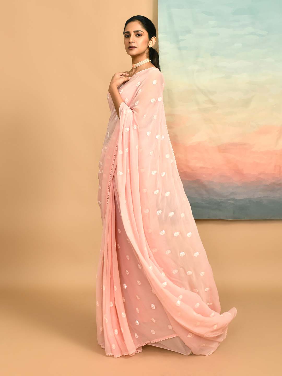 DELICATE BLUSH (SAREE)