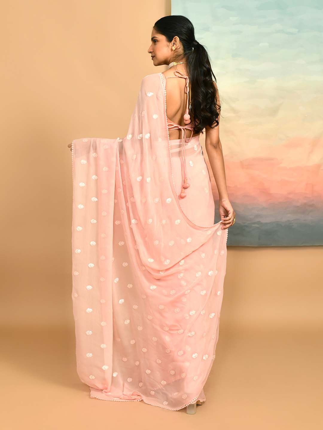 DELICATE BLUSH (SAREE)