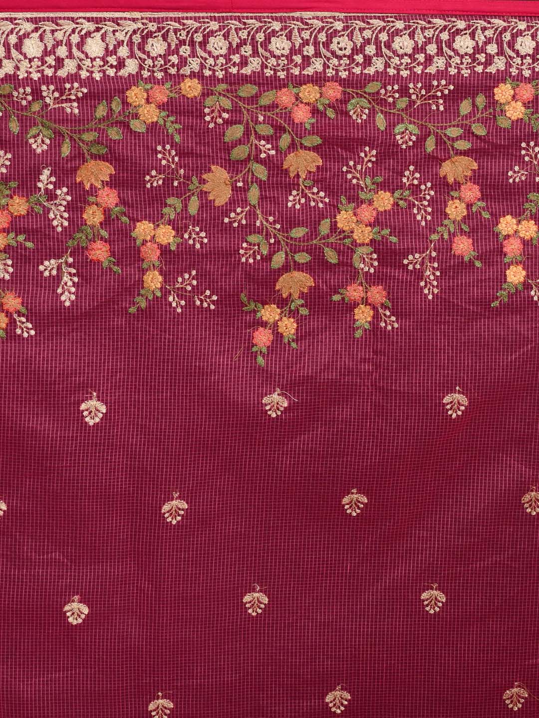 FUCHSIA BLOOM (KOTA  SAREE)