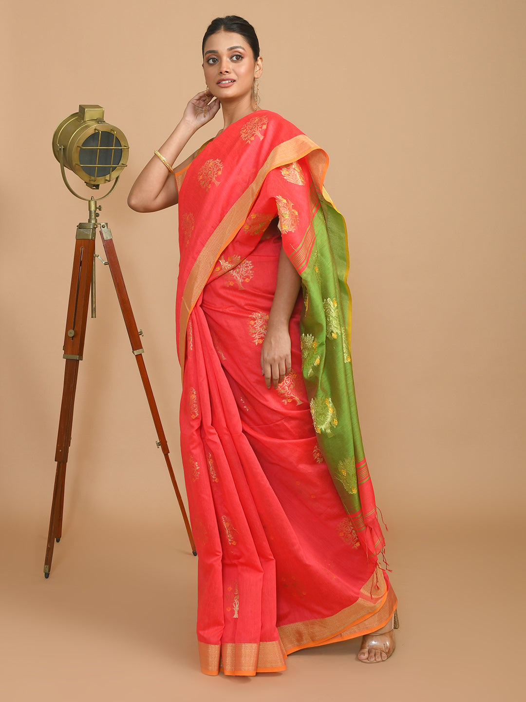 FIERY ELEGANCE (SAREE)