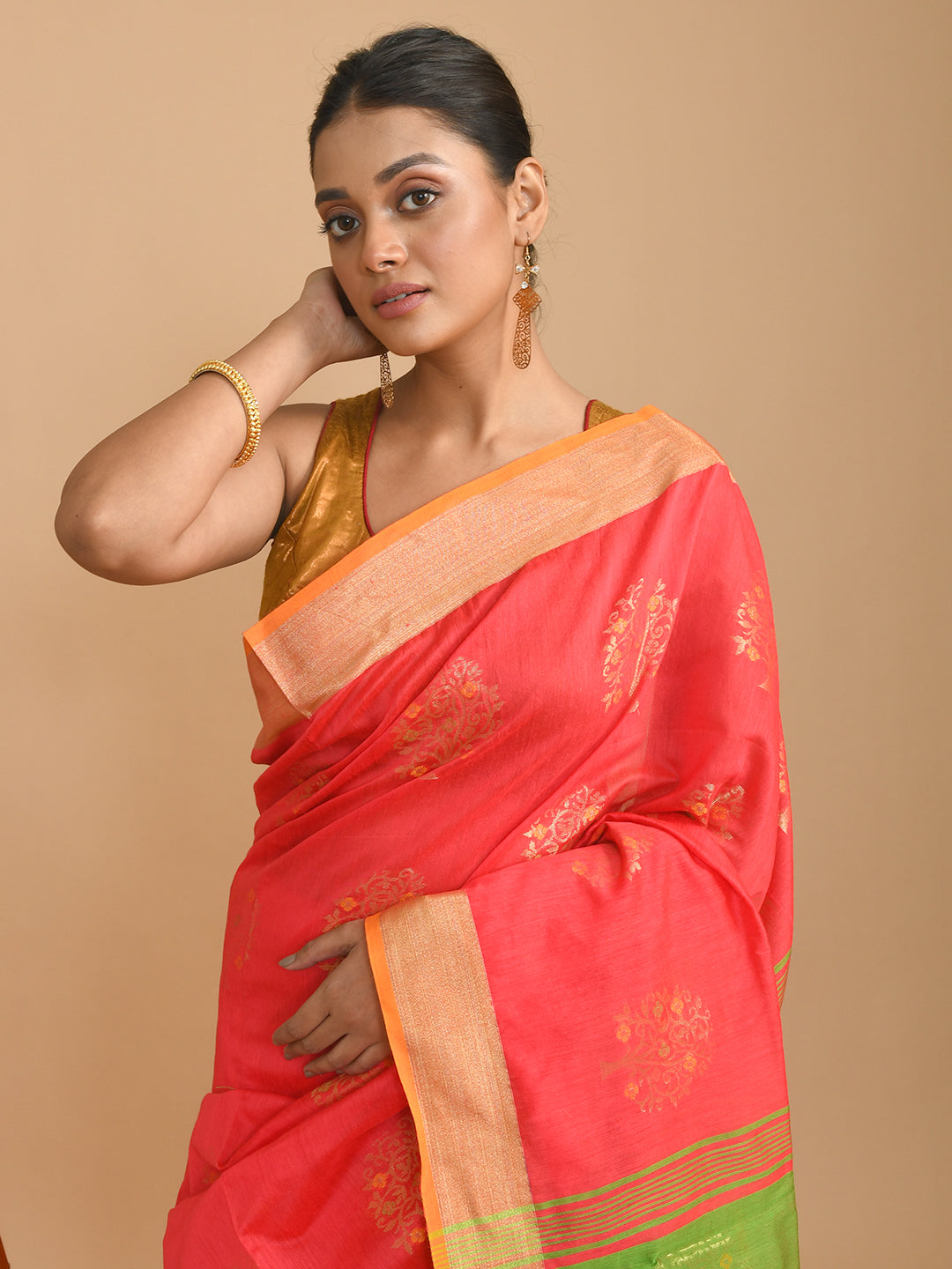 FIERY ELEGANCE (SAREE)