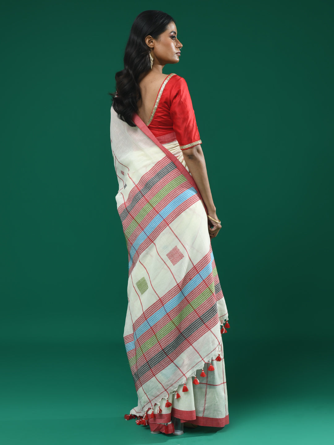 CELESTIAL WHITE (SAREE)