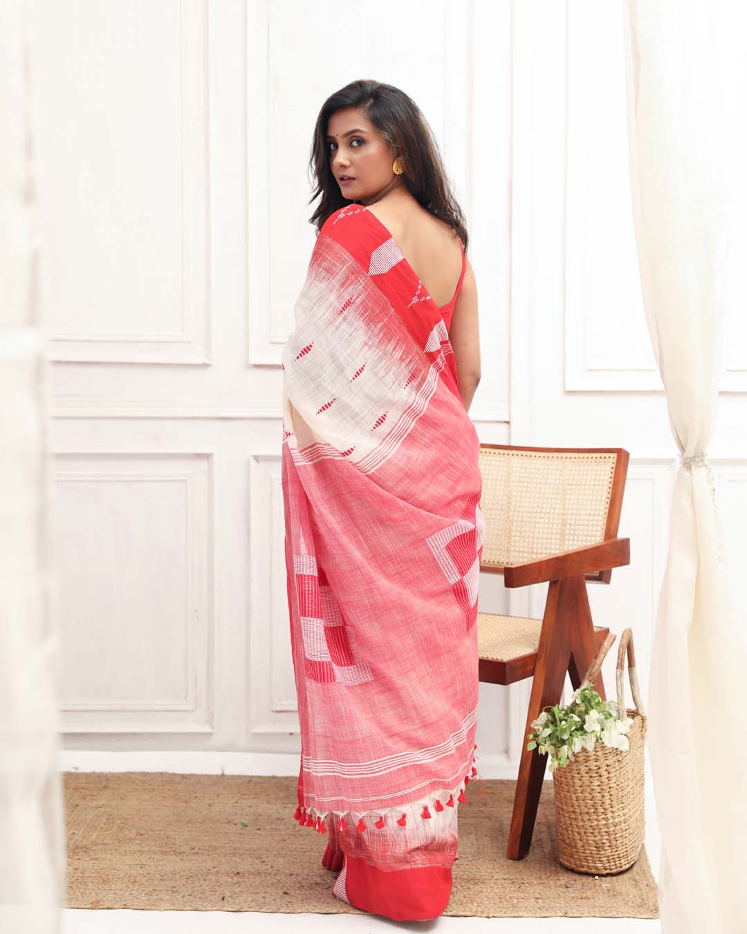 CRIMSON GLOW (SAREE)