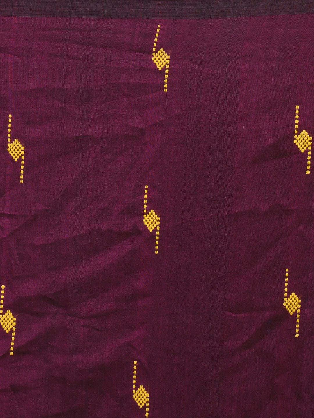 Jamdani Purple Woven Design Daily Wear