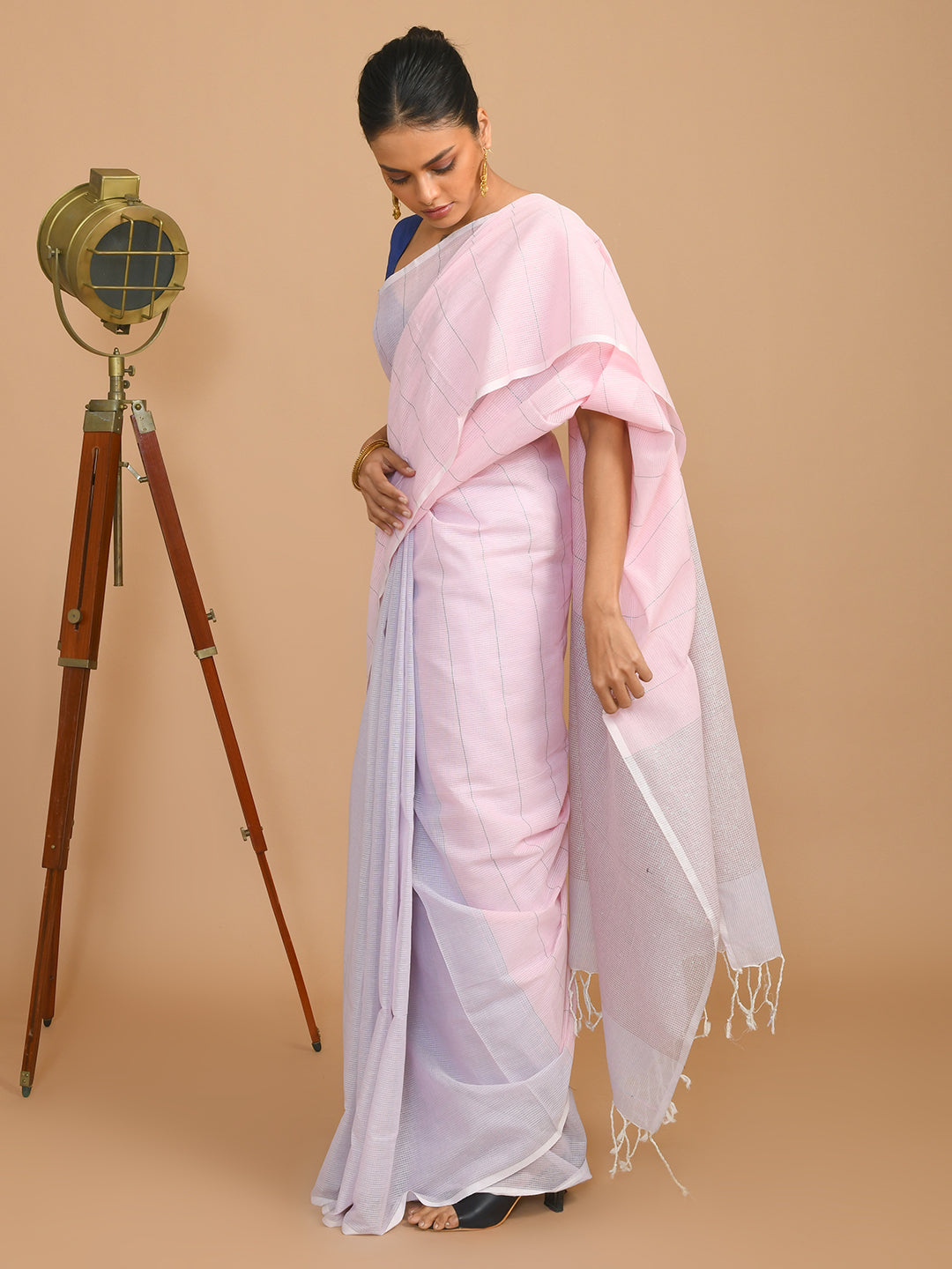 BLUSH STRIPES (SAREE)