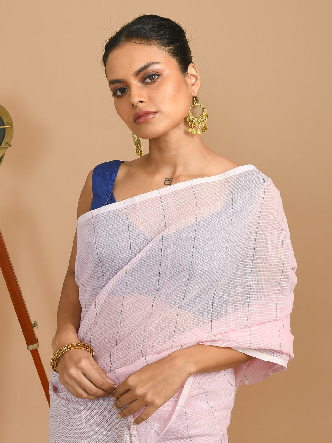 BLUSH STRIPES (SAREE)