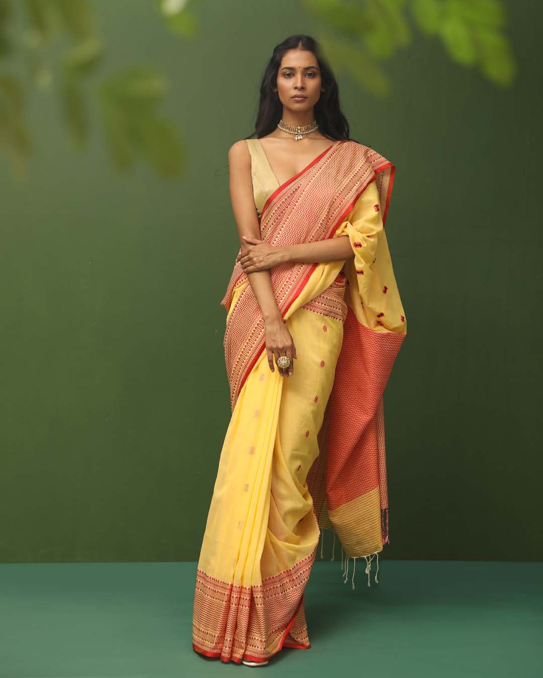 SUNNY DRAPE (HANDLOOM 100% PURE COTTON SAREE)