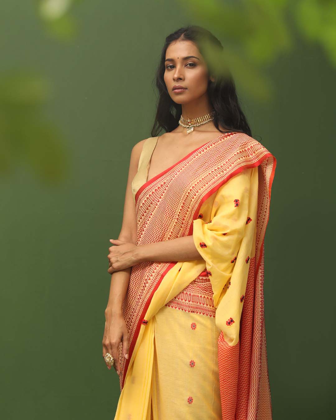 SUNNY DRAPE (HANDLOOM 100% PURE COTTON SAREE)