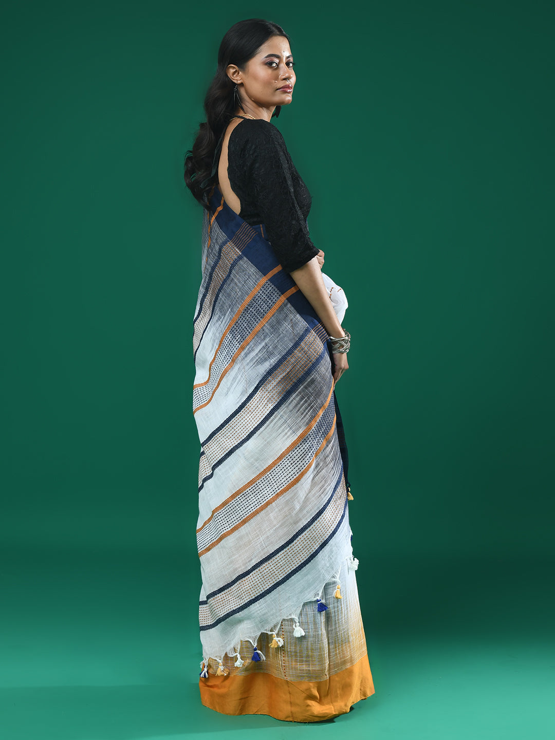 PEARL STRIPES (SAREE)