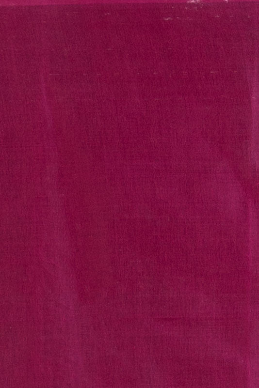 Magenta–Mustard Ikat Weave Saree