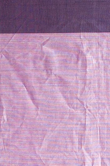 Blush Pink & Lilac Jamdani Handloom Saree