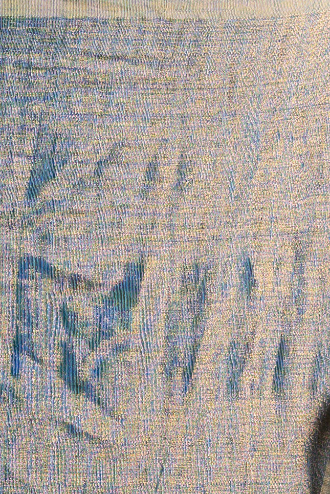 Azure Gleam Linen Tissue Saree